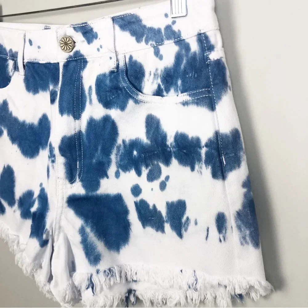SHOW ME YOUR MUMU | NEW Houston High Waist Tie Dye Denim Shorts Women’s Size 29